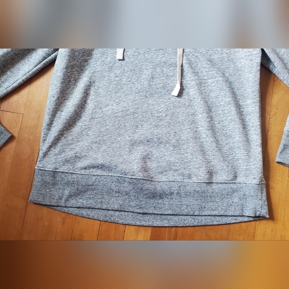 Old Navy Relaxed Lace Up French Terry Top - Picture 4 of 8